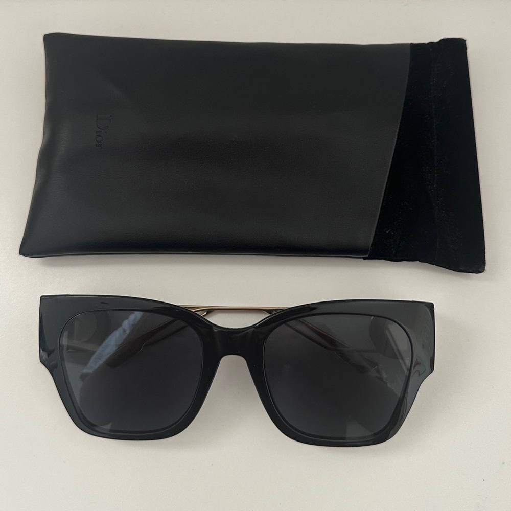 Dior Black & Gold Women's Sunglasses
